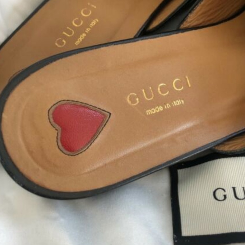 Authentic  Gucci Mules square head - Picture 3 of 6